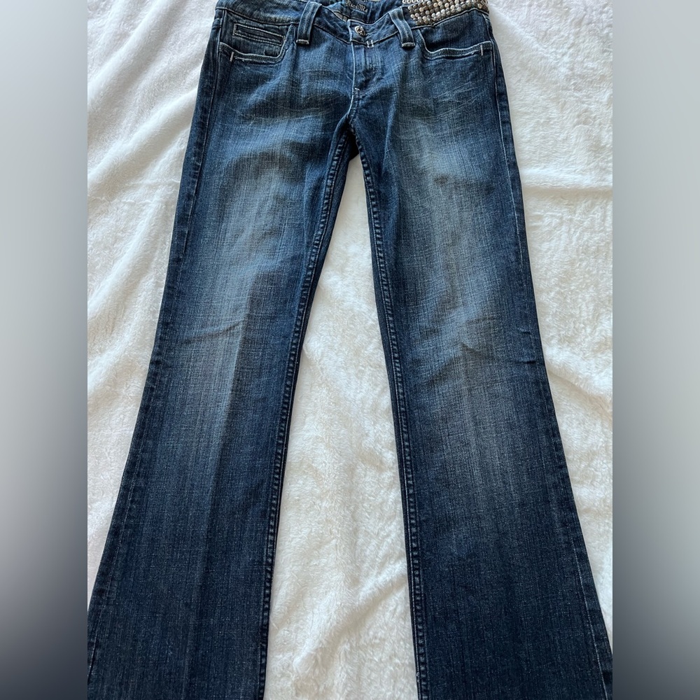 Miss Me Dark Blue Denim Jeans